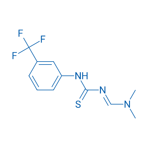 3-[(1E)-(Dimethylamino)methylidene]-1-[3-(trifluoromethyl)phenyl]thiourea 1g