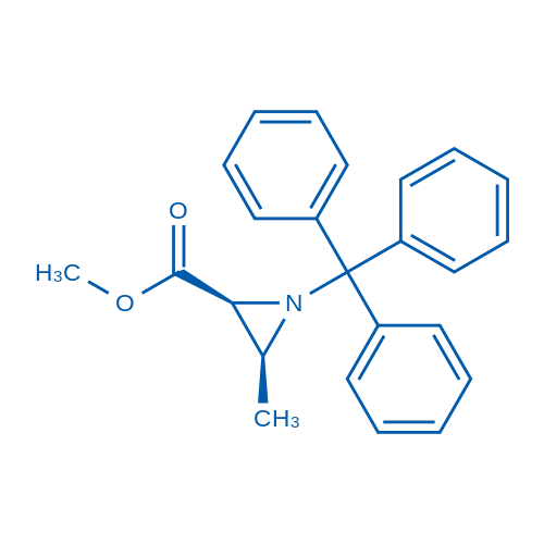 Methyl (2S,3S)-3-methyl-1-tritylaziridine-2-carboxylate 250mg