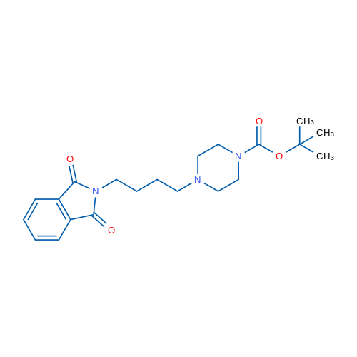 tert-Butyl 4-[4-(1,3-dioxo-2,3-dihydro-1H-isoindol-2-yl)butyl]piperazine-1-carboxylate 1g