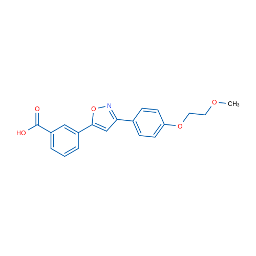 3-(3-(4-(2-Methoxyethoxy)phenyl)isoxazol-5-yl)benzoic acid 1g