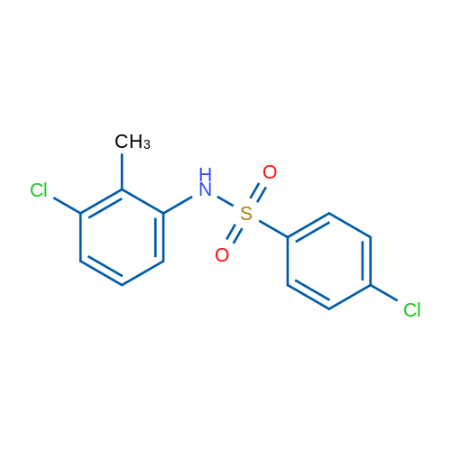 4-Chloro-N-(3-chloro-2-methylphenyl)benzenesulfonamide 1g