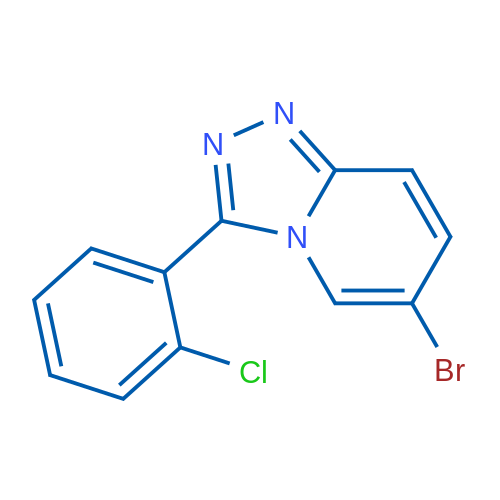 6-Bromo-3-(2-chlorophenyl)-[1,2,4]triazolo[4,3-a]pyridine 1g