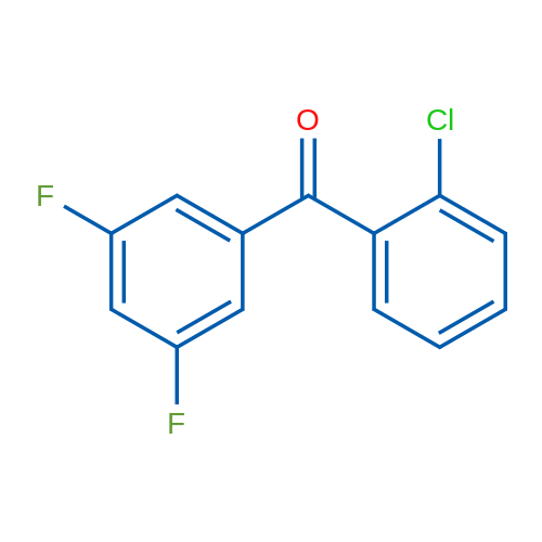 2-Chloro-3',5'-difluorobenzophenone 1g