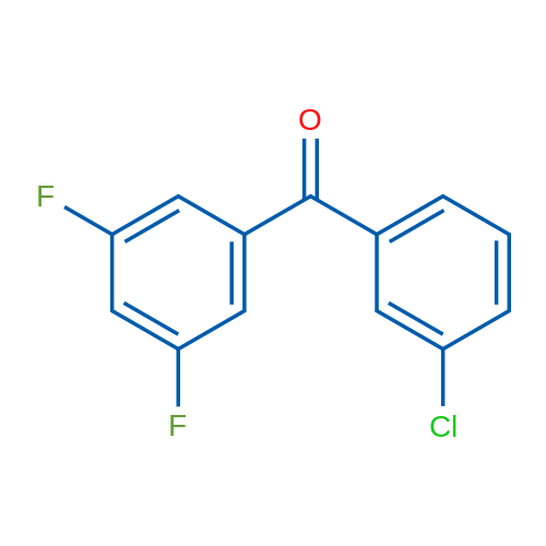 3-Chloro-3',5'-difluorobenzophenone 5g