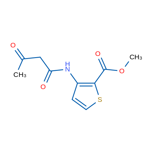 Methyl 3-(3-oxobutanamido)thiophene-2-carboxylate 1g
