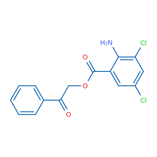 2-Oxo-2-phenylEthyl 2-amino-3,5-dichlorobenzoate 5g