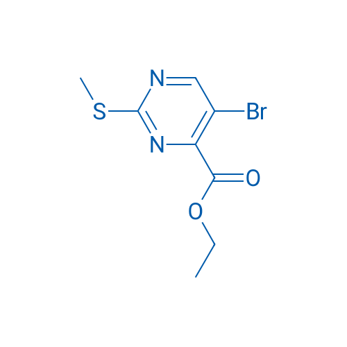 Ethyl 5-bromo-2-(methylthio)pyrimidine-4-carboxylate 250mg