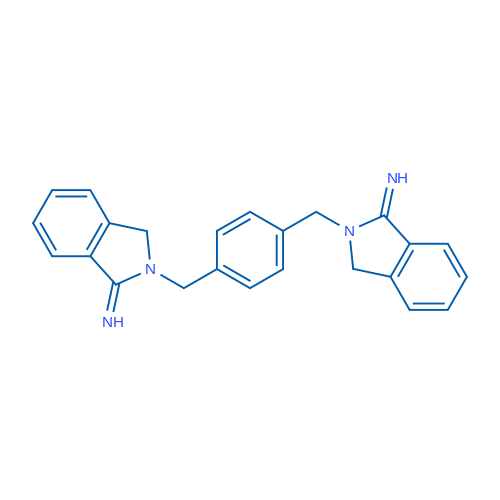 2-({4-[(1-imino-2,3-dihydro-1H-isoindol-2-yl)methyl]phenyl}methyl)-2,3-dihydro-1H-isoindol-1-imine 1g