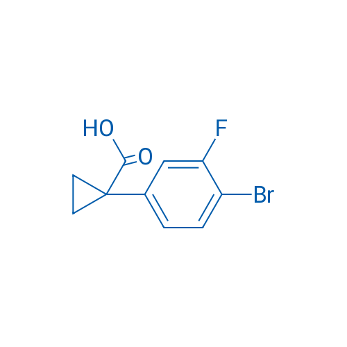 1-(4-Bromo-3-fluorophenyl)cyclopropanecarboxylic acid 100mg