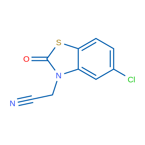 2-(5-Chloro-2-oxobenzo[d]thiazol-3(2H)-yl)acetonitrile 1g