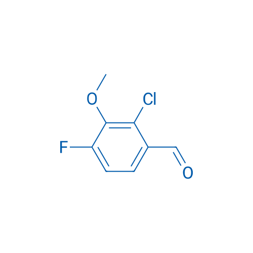 2-Chloro-4-fluoro-3-methoxybenzaldehyde 250mg