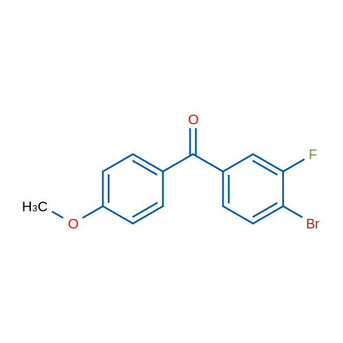 4-Bromo-3-fluoro-4'-methoxybenzophenone 1g