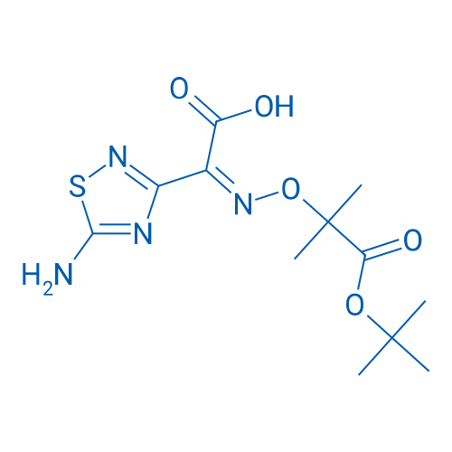 (Z)-2-(5-Amino-1,2,4-thiadiazol-3-yl)-2-(((1-(tert-butoxy)-2-methyl-1-oxopropan-2-yl)oxy)imino)acetic acid 1g