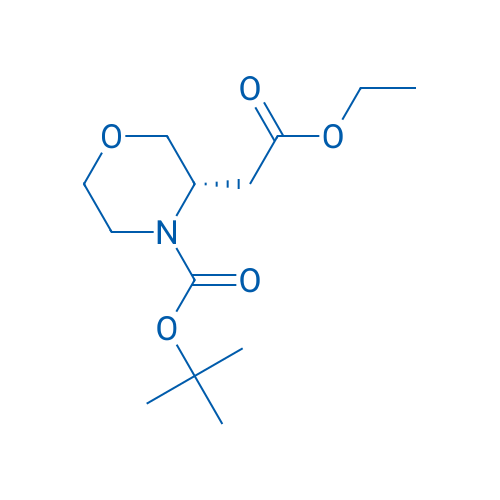 (S)-tert-Butyl 3-(2-ethoxy-2-oxoethyl)morpholine-4-carboxylate 100mg