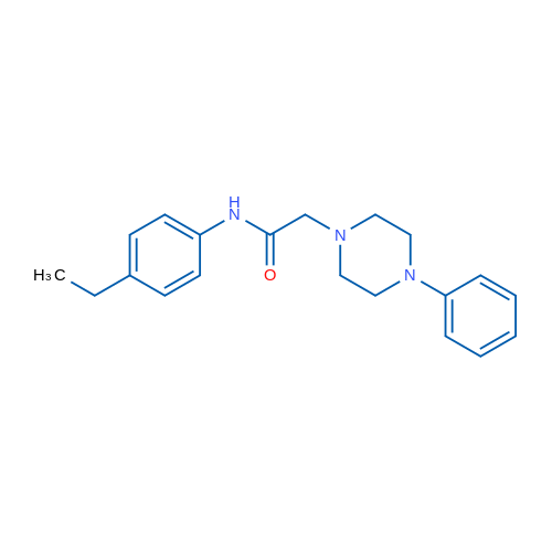 N-(4-Ethylphenyl)-2-(4-phenylpiperazin-1-yl)acetamide 1g
