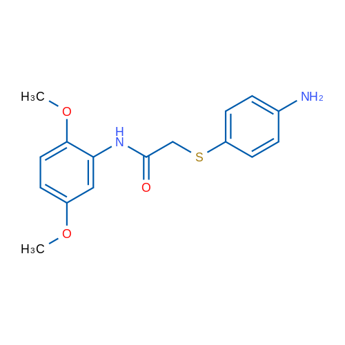 2-((4-Aminophenyl)thio)-N-(2,5-dimethoxyphenyl)acetamide 1g