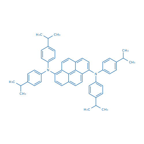 N1,N1,N6,N6-Tetrakis(4-isopropylphenyl)pyrene-1,6-diamine 1g