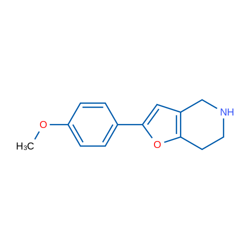2-(4-Methoxyphenyl)-4,5,6,7-tetrahydrofuro[3,2-c]pyridine 1g