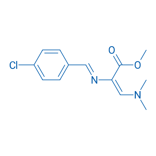 Methyl (2E)-2-[(E)-[(4-chlorophenyl)methylidene]amino]-3-(dimethylamino)prop-2-enoate 1g