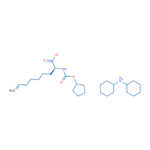 (S)-2-(((Cyclopentyloxy)carbonyl)amino)non-8-enoic acid dicyclohexyl-amine salt 250mg