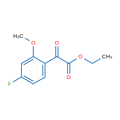 Ethyl 2-(4-fluoro-2-methoxyphenyl)-2-oxoacetate 1g