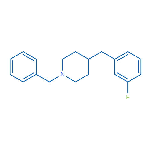 1-Benzyl-4-(3-fluorobenzyl)piperidine 1g