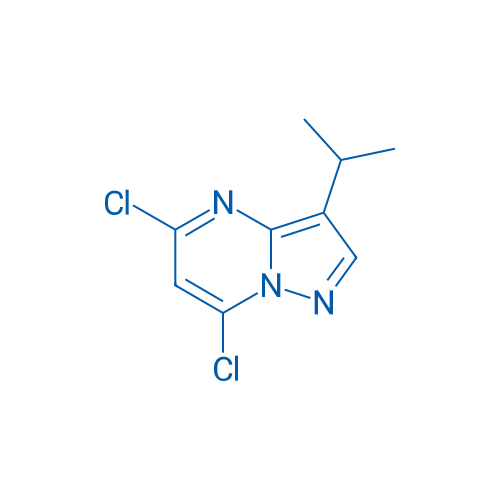 5,7-Dichloro-3-isopropylpyrazolo[1,5-a]pyrimidine 250mg