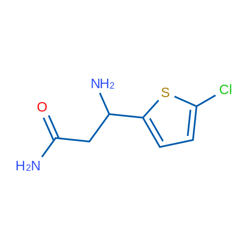 3-Amino-3-(5-chlorothiophen-2-yl)propanamide 1g