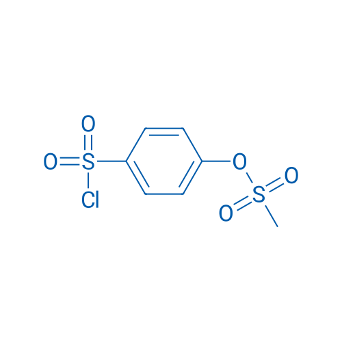 Methanesulfonic acid 4-chlorosulfonyl-phenyl ester 250mg