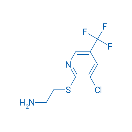 2-[(2-Aminoethyl)sulfanyl]-3-chloro-5-(trifluoromethyl)pyridine 100mg