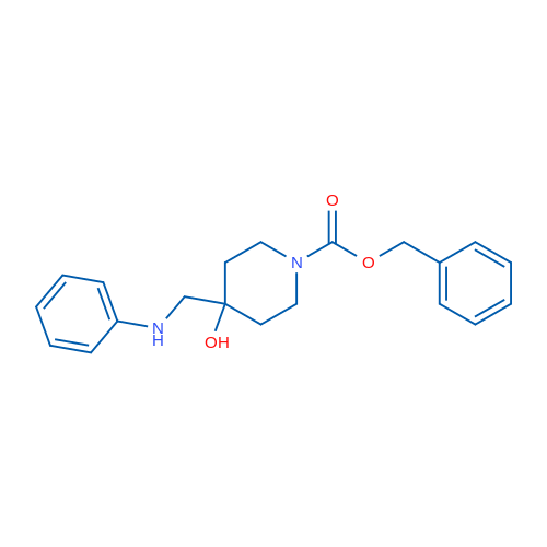 Benzyl 4-hydroxy-4-((phenylamino)methyl)piperidine-1-carboxylate 1g