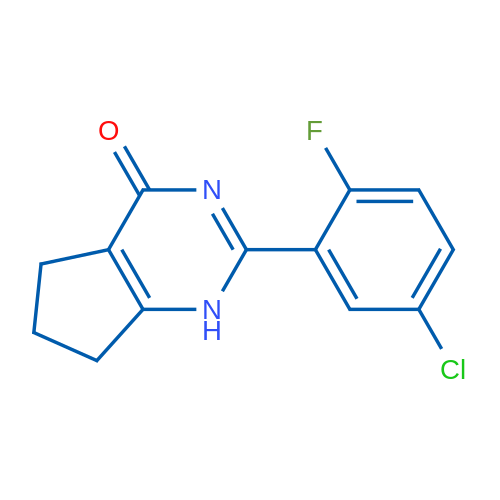 2-(5-Chloro-2-fluorophenyl)-6,7-dihydro-1H-cyclopenta[d]pyrimidin-4(5H)-one 1g