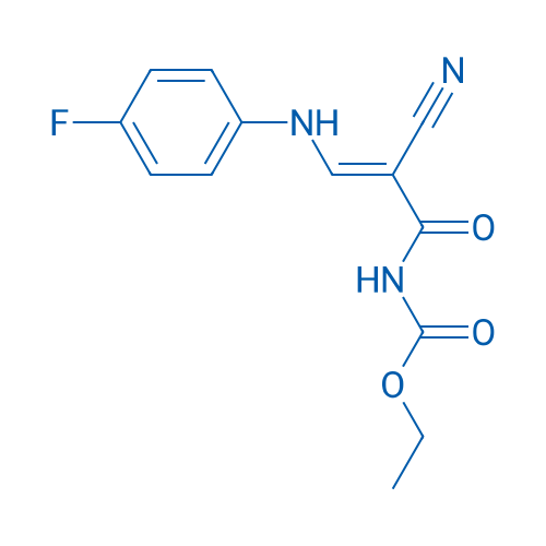 Ethyl N-[(2E)-2-cyano-2-{[(4-fluorophenyl)amino]methylidene}acetyl]carbamate 1g