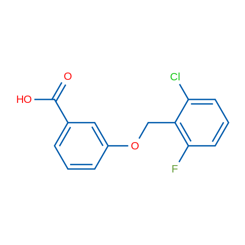 3-((2-Chloro-6-fluorobenzyl)oxy)benzoic acid 5g