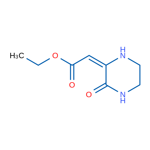 ethyl (2E)-(3-oxopiperazin-2-ylidene)acetate 1g