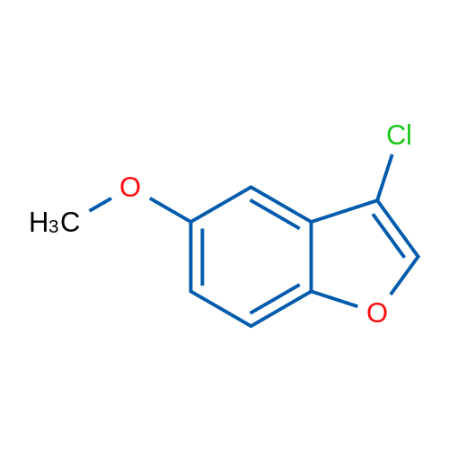 3-Chloro-5-methoxybenzofuran 1g
