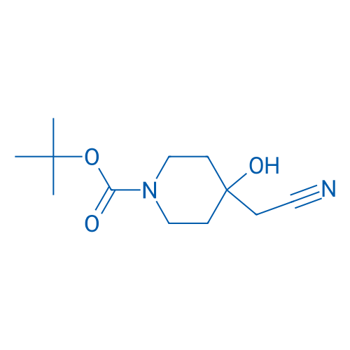 tert-Butyl 4-(cyanomethyl)-4-hydroxypiperidine-1-carboxylate 5g