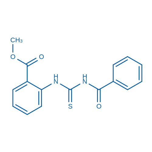Methyl 2-(3-benzoylthioureido)benzoate 1g