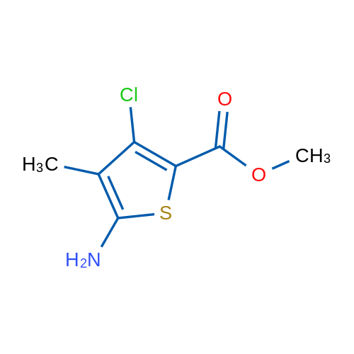 Methyl 5-amino-3-chloro-4-methylthiophene-2-carboxylate 1g
