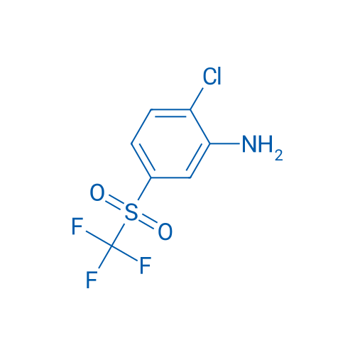 2-Chloro-5-((trifluoromethyl)sulfonyl)aniline 1g