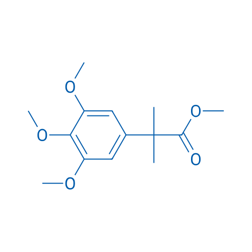 Methyl 2-methyl-2-(3,4,5-trimethoxyphenyl)propanoate 1g