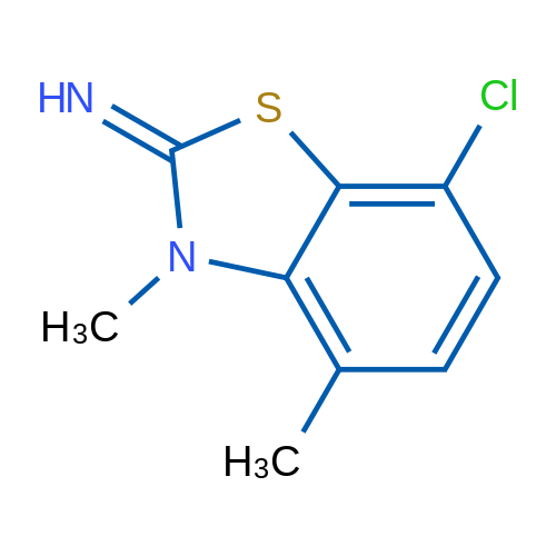 7-chloro-3,4-dimethylbenzo[d]thiazol-2(3H)-imine 5g