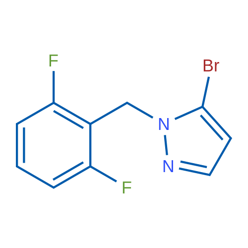 5-Bromo-1-(2,6-difluorobenzyl)-1H-pyrazole 1g