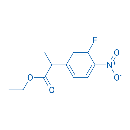 Ethyl 2-(3-fluoro-4-nitrophenyl)propanoate 1g
