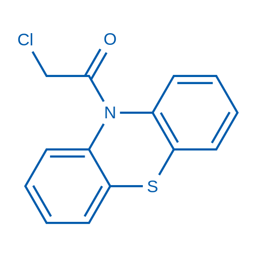 2-Chloro-1-(10H-phenothiazin-10-yl)ethanone 1g