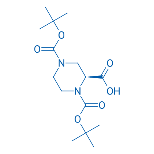 (S)-1,4-Bis(tert-butoxycarbonyl)piperazine-2-carboxylic acid 1g
