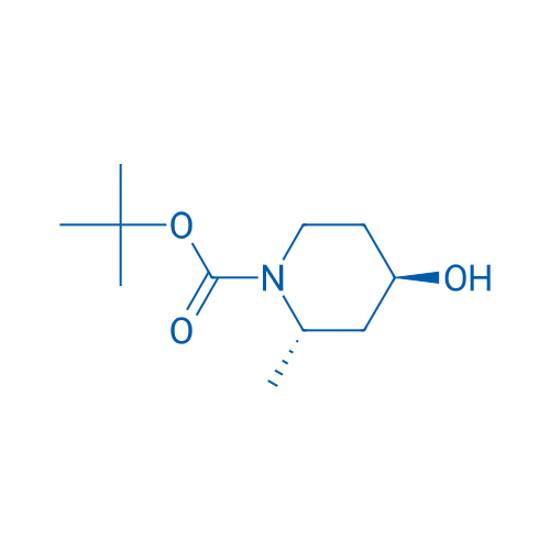 (2S,4R)-tert-Butyl 4-hydroxy-2-methylpiperidine-1-carboxylate 250mg