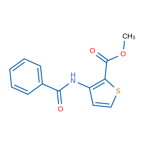 Methyl 3-benzamidothiophene-2-carboxylate 5g