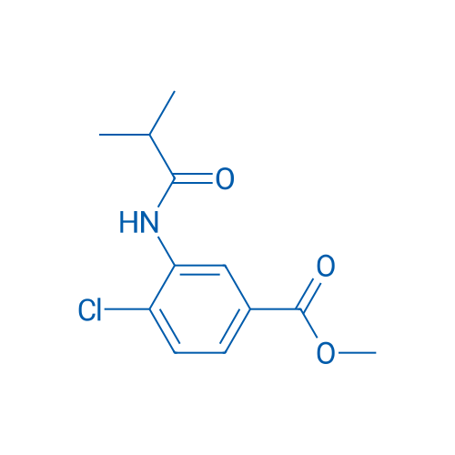 Benzoic acid, 4-chloro-3-[(2-methyl-1-oxopropyl)amino]-, methyl ester 1g