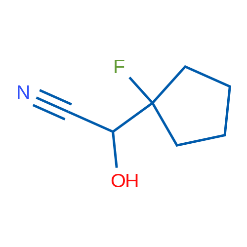 2-(1-Fluorocyclopentyl)-2-hydroxyacetonitrile 1g